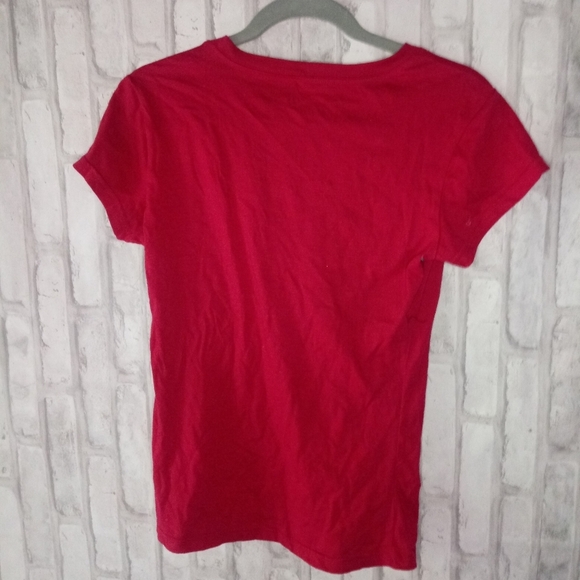 Mix & Co.Love plaid heart short sleeve tee shirt - Picture 13 of 14